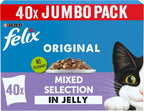 FELIX Original Mixed Selection in Jelly Wet Cat Food 40x85g