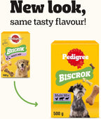 Pedigree Biscrok Multi Mix - Dog Treats - Bone-Shaped Biscuits - 500 g