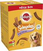 Pedigree Schmackos Mega Pack 110/112 Strips Snacks, Dog Treat Multipack with Beef, Lamb and Poultry Flavours
