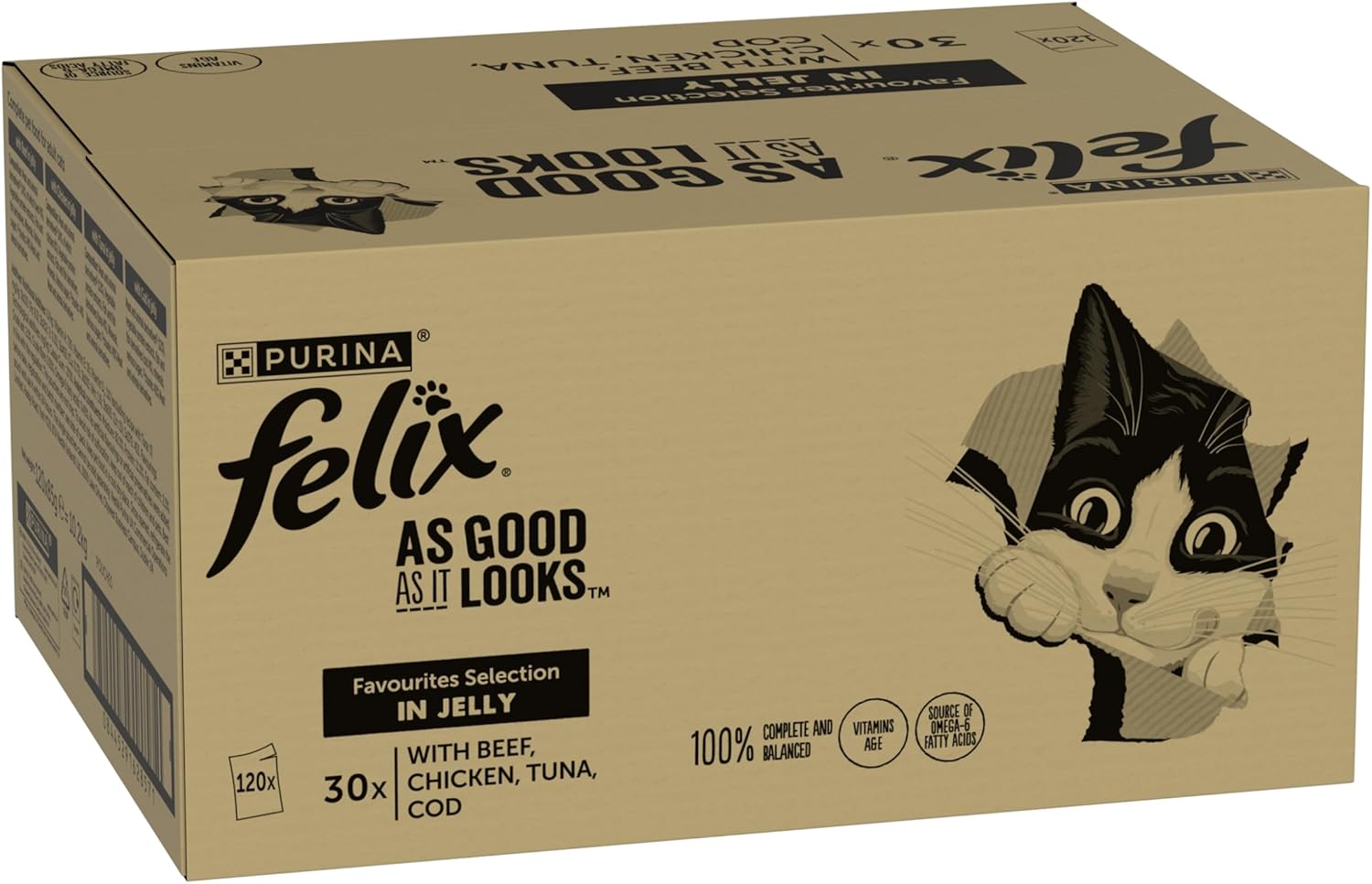 FELIX As Good As it Looks Favourites Selection in Jelly Wet Cat Food 120x85g