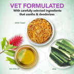 Vet's Best Ear Relief Finger Wipes, Ear Cleansing for Dogs, Soothes & Deodorizes - 50 Disposable Wipes