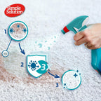 Simple Solution Extreme Pet Stain and Odour Remover, Enzymatic Cleaner with 3X Pro-Bacteria Cleaning Power - 945ml