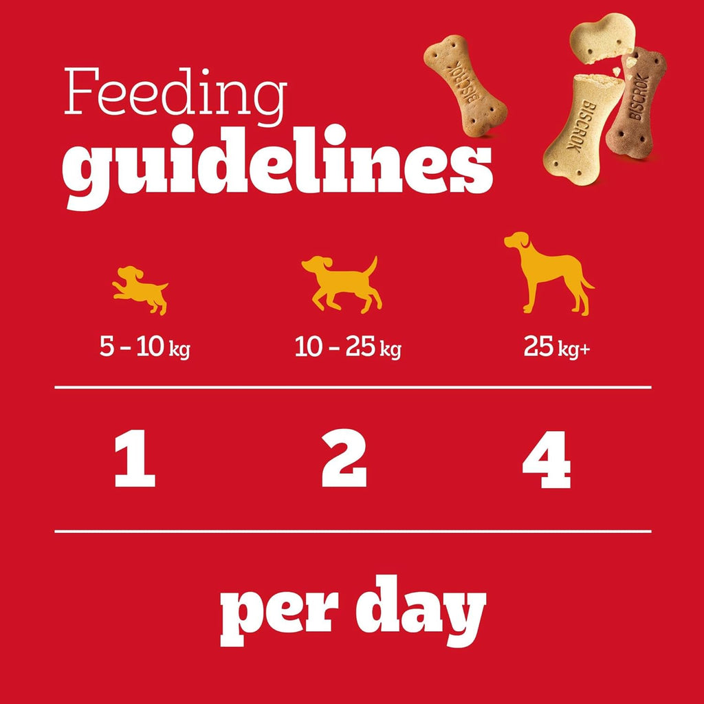 Pedigree Biscrok Multi Mix - Dog Treats - Bone-Shaped Biscuits - 500 g