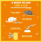 Webbox Lick-e-Lix Cat Treats Variety Mega Pack - Kitten Friendly, Grain Free, No Artificial Preservatives or Colours (50 Pack)