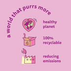 WHISKAS - 1+ Adult Wet Cat Food Pouches - 40 x 85 g - Poultry Selection - Bulk Cat Food Megapack - 40 Jelly Pouches