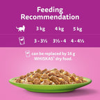 whiskas 1 plus Adult Mixed Selection in Jelly 84 Pouches, Adult Wet Cat Food, Megapack (84 x 85 g)