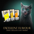 Sheba Cat Wet Food - Fresh and Fine - Cat Pouches Poultry in Gravy - 50 x 50 g Pack