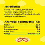 DREAMIES - Chicken Cat Treats - 2x350g - Multipack Snacks 2 Mega Tubs - Bulk Cat Food