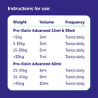 Protexin Veterinary Pro-Kolin Advanced for Dogs Advanced for Dogs, 60 ml