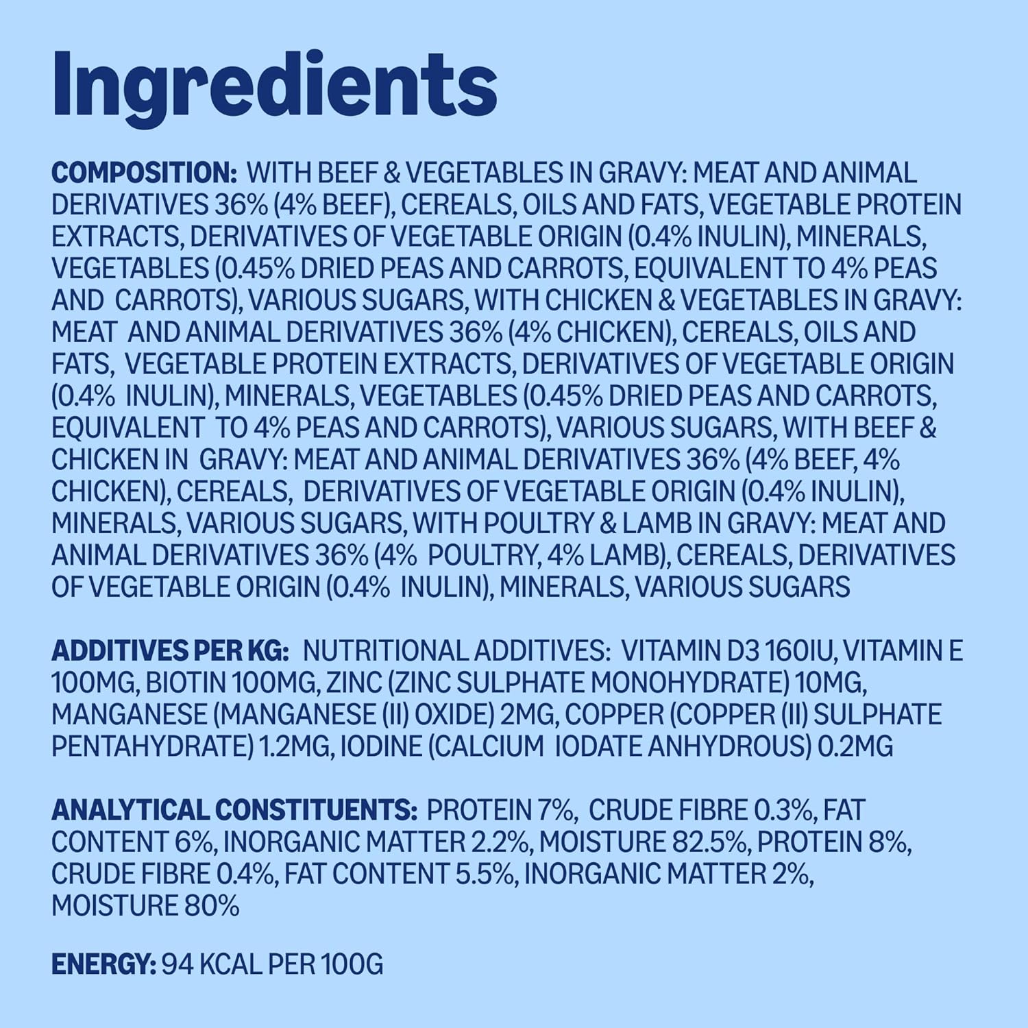 by Amazon Complete Wet Food for Adult Dogs, Meat Selection in Gravy, 4.8 kg (48 pouches of 100g)