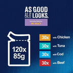 FELIX As Good As it Looks Favourites Selection in Jelly Wet Cat Food 120x85g