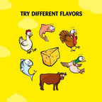 Dreamies Cat Treats Cheese 350g (pack of 2)