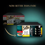 Sheba Cat Wet Food - Fresh and Fine - Cat Pouches Poultry in Gravy - 50 x 50 g Pack