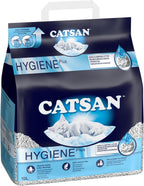 Catsan Hygiene Non-Clumping Cat Litter, 100 Percent Natural, Absorbent, 10 Litre, White