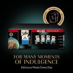 Sheba Fine Flakes in Jelly – Fish Collection – Wet cat food pouches for adult cats – 40x85g pack