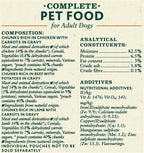WINALOT Meaty Chunks Mixed in Gravy Wet Dog Food Pouches 40x100g