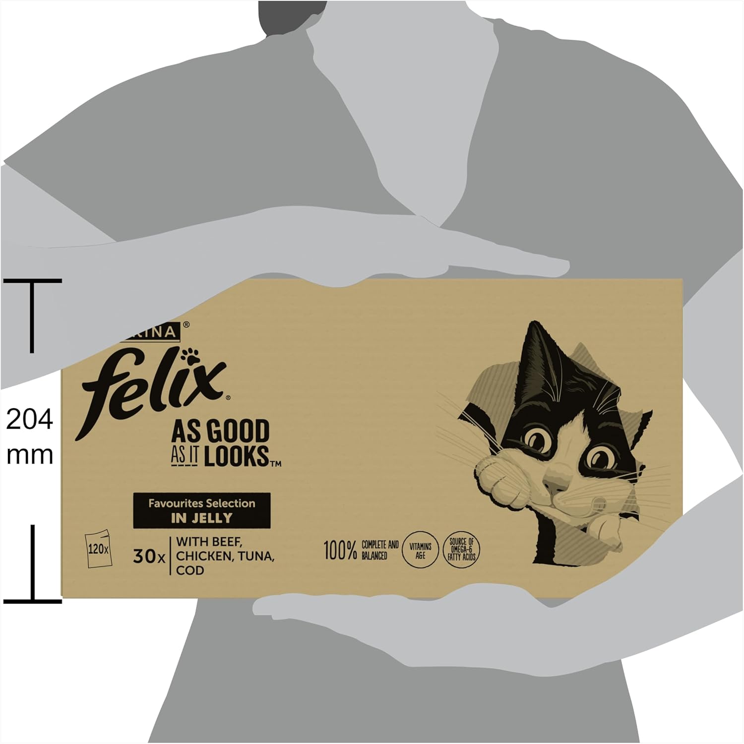 FELIX As Good As it Looks Favourites Selection in Jelly Wet Cat Food 120x85g