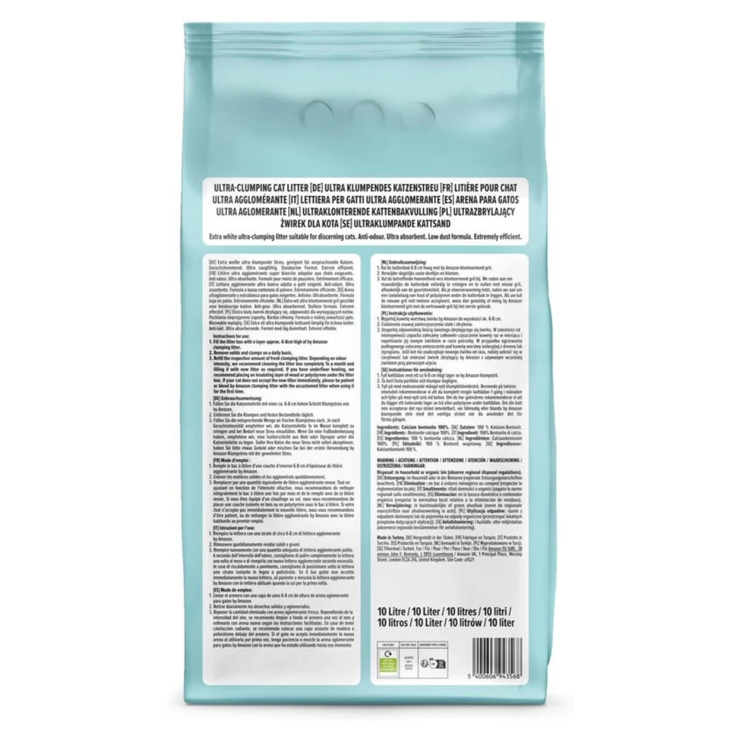 Extra White Ultra Clumping Cat Litter 10L