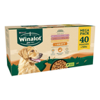 WINALOT Sunday Dinner Mixed in Gravy Wet Dog Food Pouches 40x100g